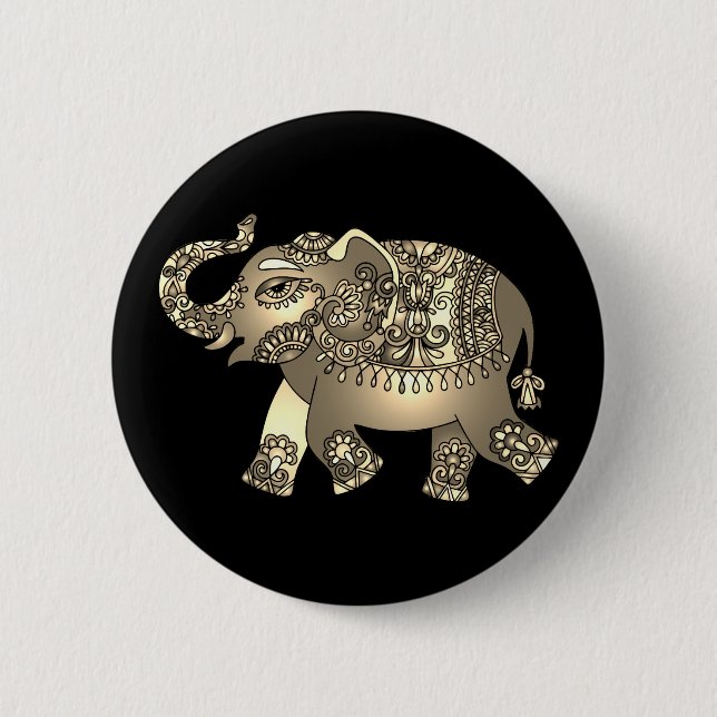 ornamental elephant button (Front)