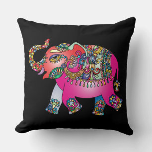 ornamental elephant pillow