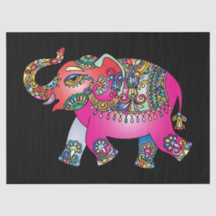 ornamental elephant tissue paper