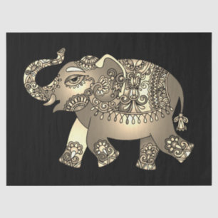 ornamental elephant tissue paper