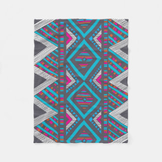 Ornamental Ethnic Pattern Fleece Blanket