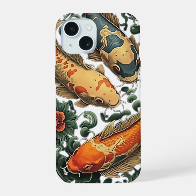 Ornamental Fish Iphone Case (Back)