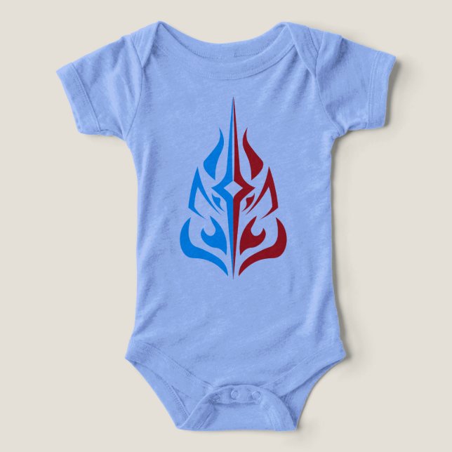 Ornamental Floral Design Infant T-shirt (Design Front)
