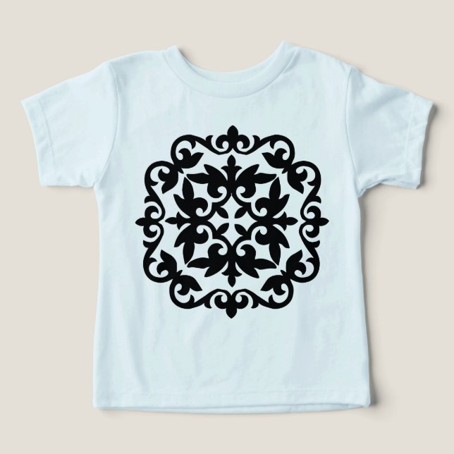Ornamental Floral Design Toddler T-shirt (Design Front)