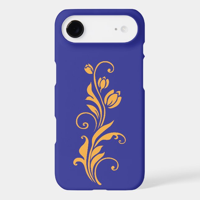 Ornamental Floral Flower Design  Case-Mate iPhone Case (Back)