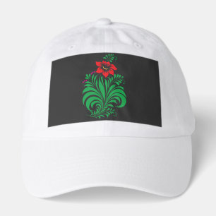 Ornamental Floral Flower Design – Elegant Hat