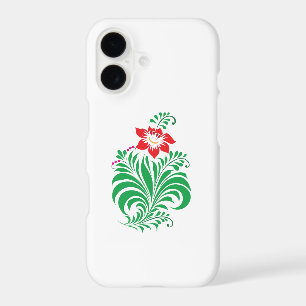 Ornamental Floral Flower Design – Elegant iPhone 17 Case