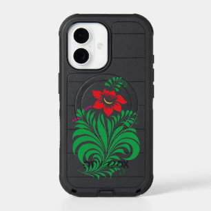 Ornamental Floral Flower Design – Elegant iPhone 17 Case