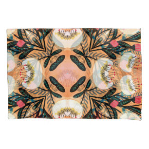 Ornamental Floral Paisley Bandanna Design Pillow Case