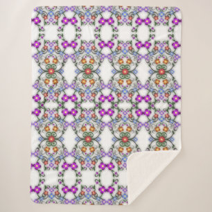 ornamental flowers blanket