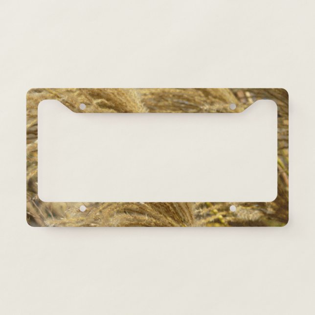 Ornamental Grasses in Fall License Plate Frame (Front)