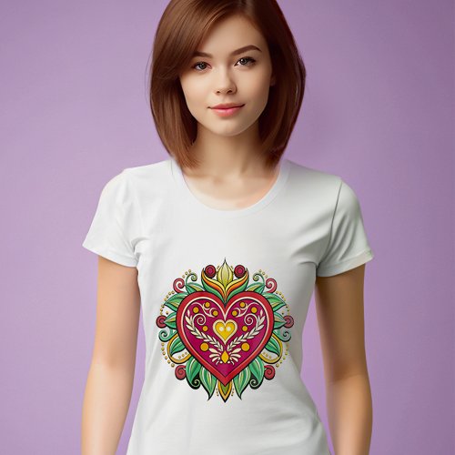 Ornamental Heart T_Shirt