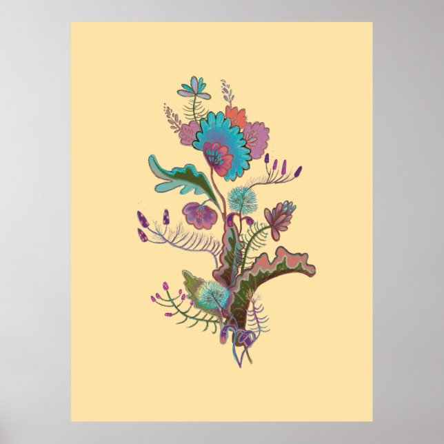 ornamental illustration  poster (Front)