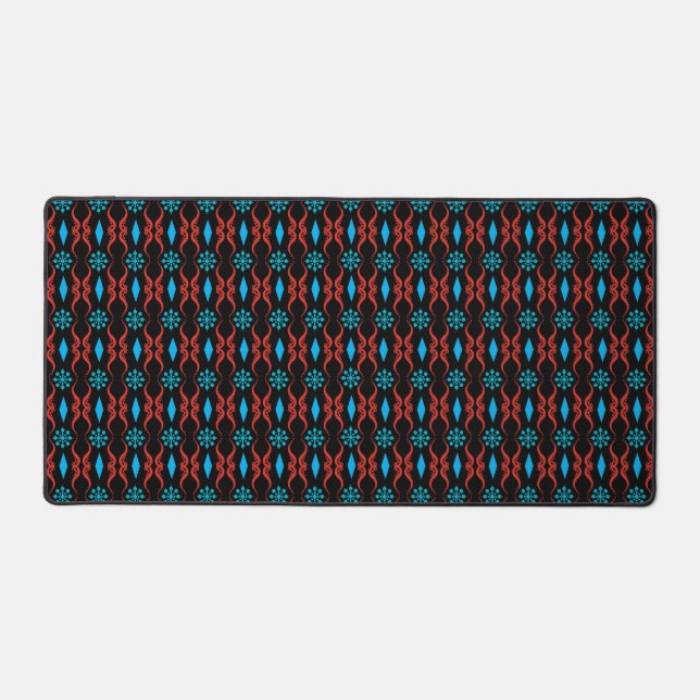 Ornamental India Stripes Desk Mat (Front)