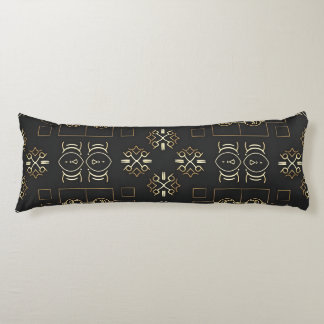 Ornamental Medallion Geometric Body Pillow