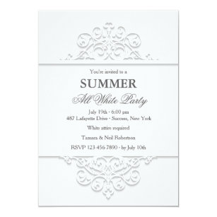 ornamental panels invitation