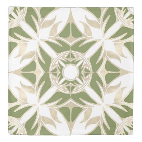 Ornamental pattern abstract elegant design duvet cover