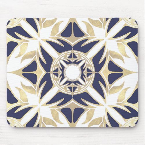 Ornamental pattern abstract elegant design mouse pad