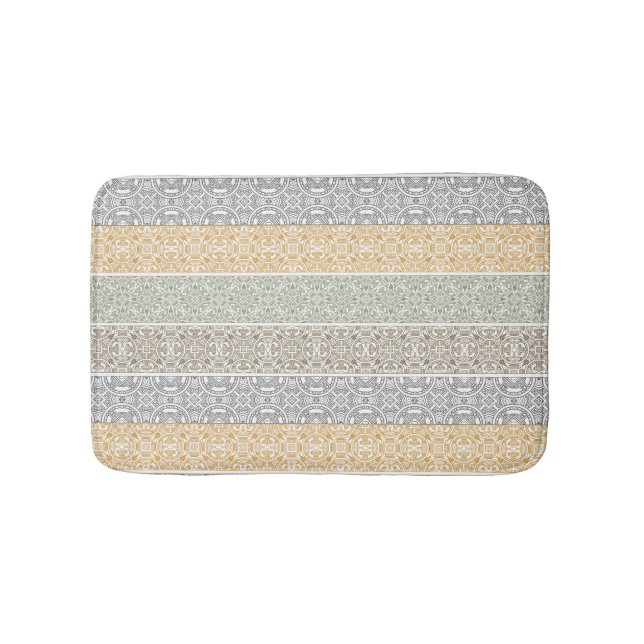 Ornamental pattern bathroom mat (Front)