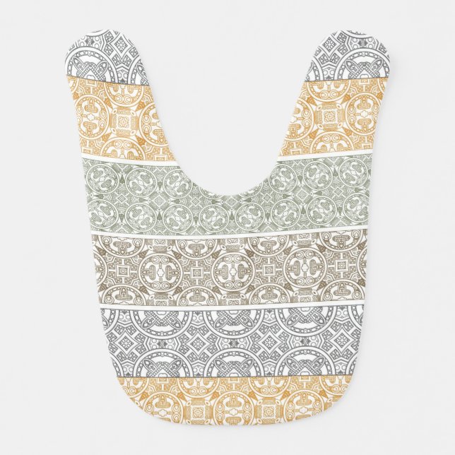 Ornamental pattern bib (Front)