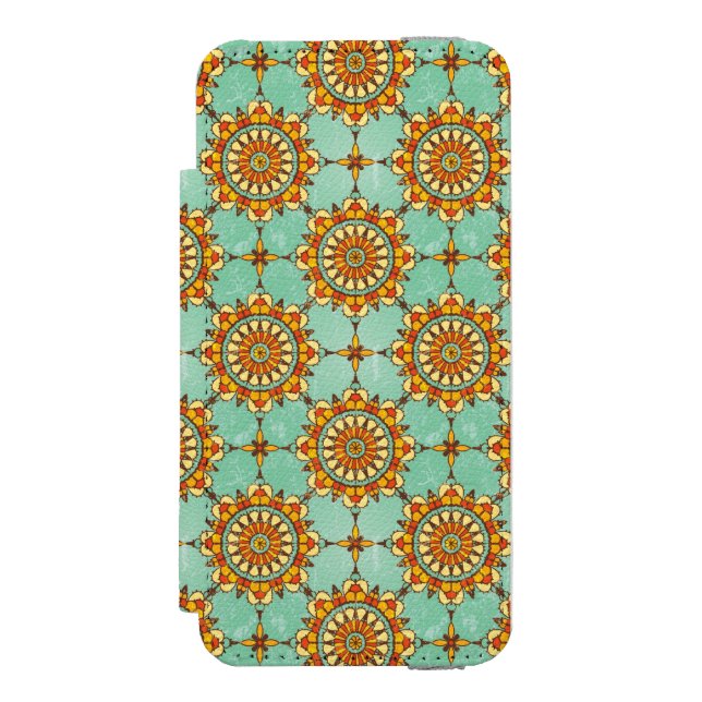Ornamental pattern incipio iPhone wallet case (Folio Front)