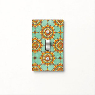 Ornamental pattern light switch cover