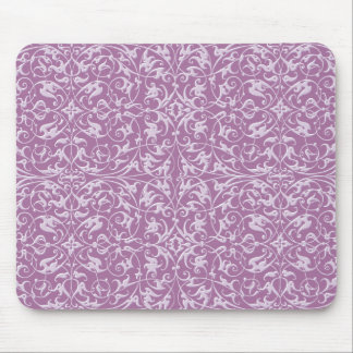 Ornamental Pattern Purple Mouse Pad