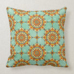 Ornamental pattern throw pillow