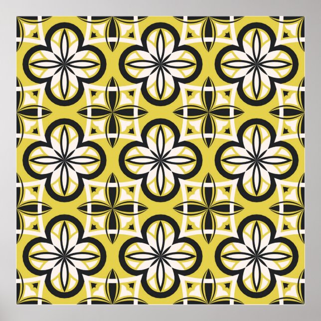 Ornamental pattern. Vintage illustrationabstract,  Poster (Front)