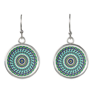 Ornamental patterned earrings