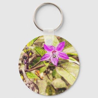 Ornamental Peppers Keychain