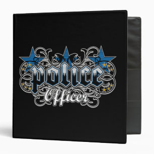 Ornamental Police Officer Binder