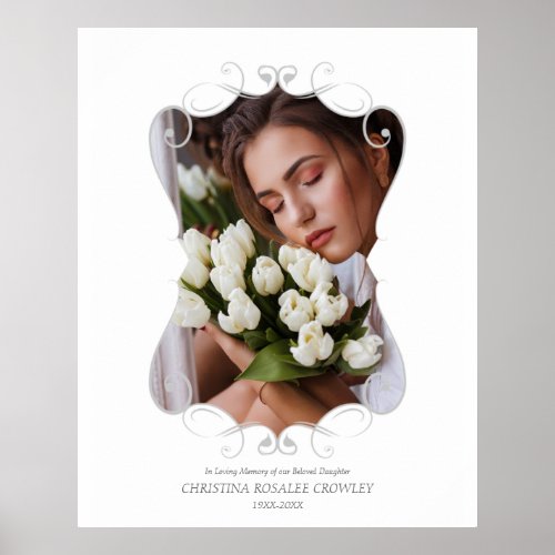 Ornamental Remember Beloved One Passed Away Poster