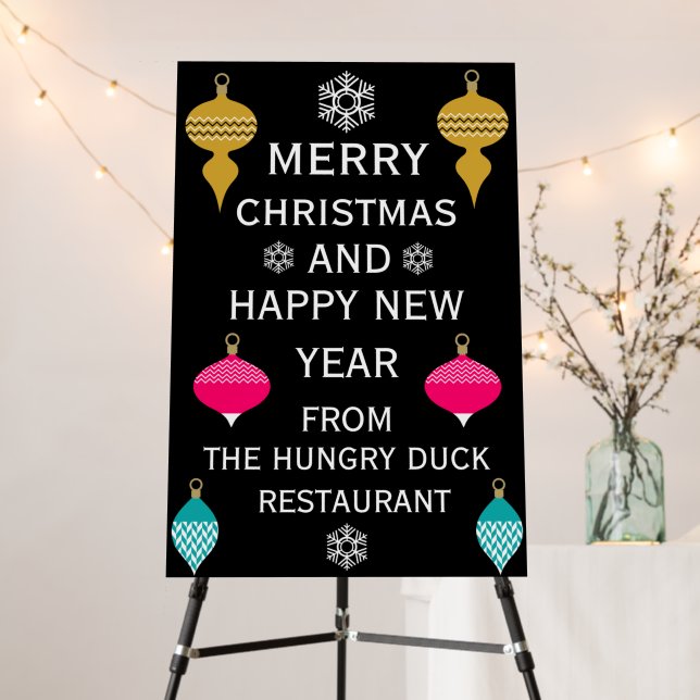 Ornamental Retro Christmas Decorative Ball Foam Board (In Situ (Stand))