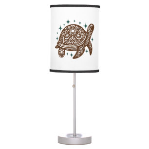 Ornamental Sea Turtle Table Lamp