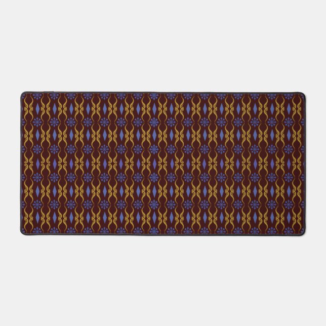 Ornamental Stripes Desk Mat (Front)