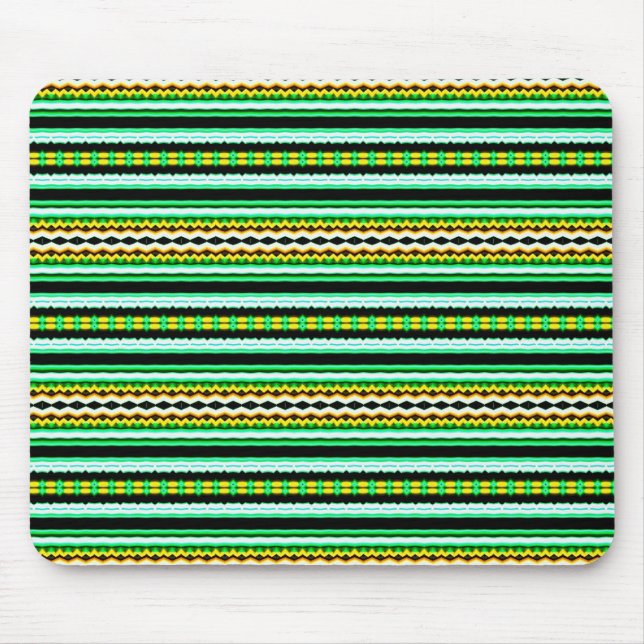 Ornamental Stripes Mouse Pad (Front)
