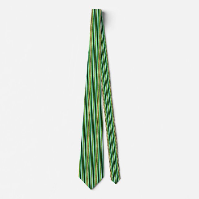 Ornamental Stripes Neck Tie (Front)