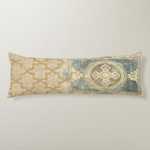 Ornamental Tapestry with Ornate Geometric Design Body Pillow