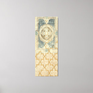 Ornamental Tapestry with Ornate Geometric Design Canvas Print
