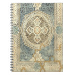 Ornamental Tapestry with Ornate Geometric Design Notebook