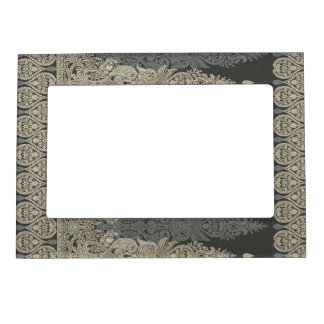 Ornamental Traditional Paisley design Magnetic Frame