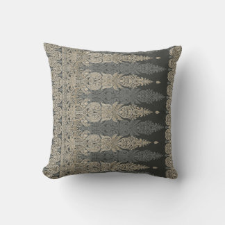 Ornamental Traditional Paisley design Throw Pillow