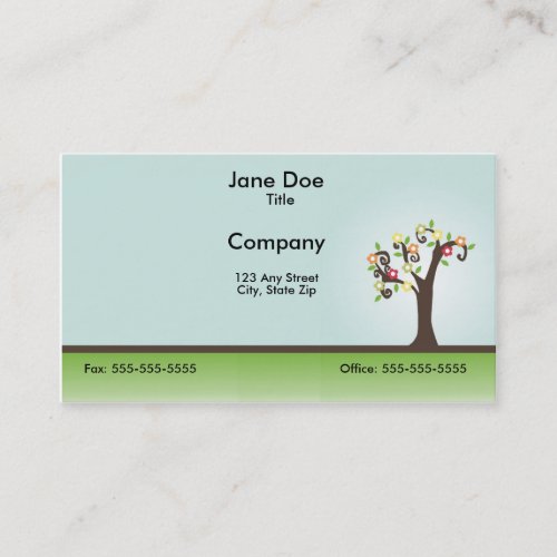 Ornamental Tree Business Card