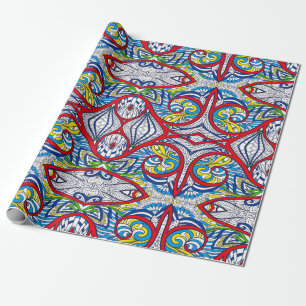 Ornamental Tribal Seamless pattern. illustration. Wrapping Paper