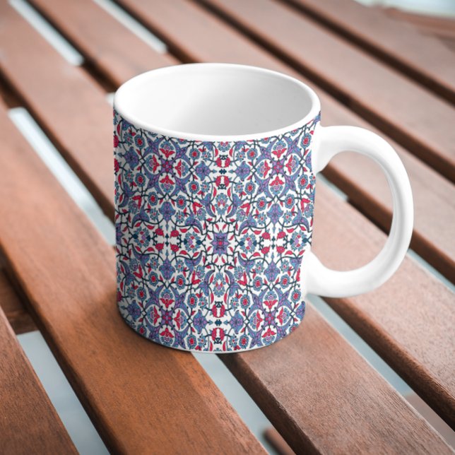 Ornamental Turkish Tile Pattern  Coffee Mug (Creator Uploaded)