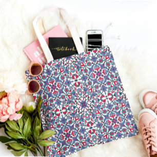 Ornamental Turkish Tile Pattern Tote Bag