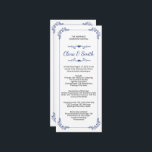 Ornamental Wedding Ceremony Program Template<br><div class="desc">Elegant and customizable Wedding Ceremony Program Template perfect for detailing your special day's order of events with style and clarity.</div>