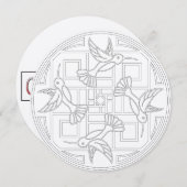 OrnaMENTALs #0021 Hummingbird Color Your Own (Front/Back)