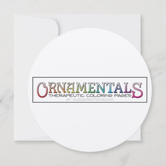 OrnaMENTALs #0021 Hummingbird Color Your Own (Back)